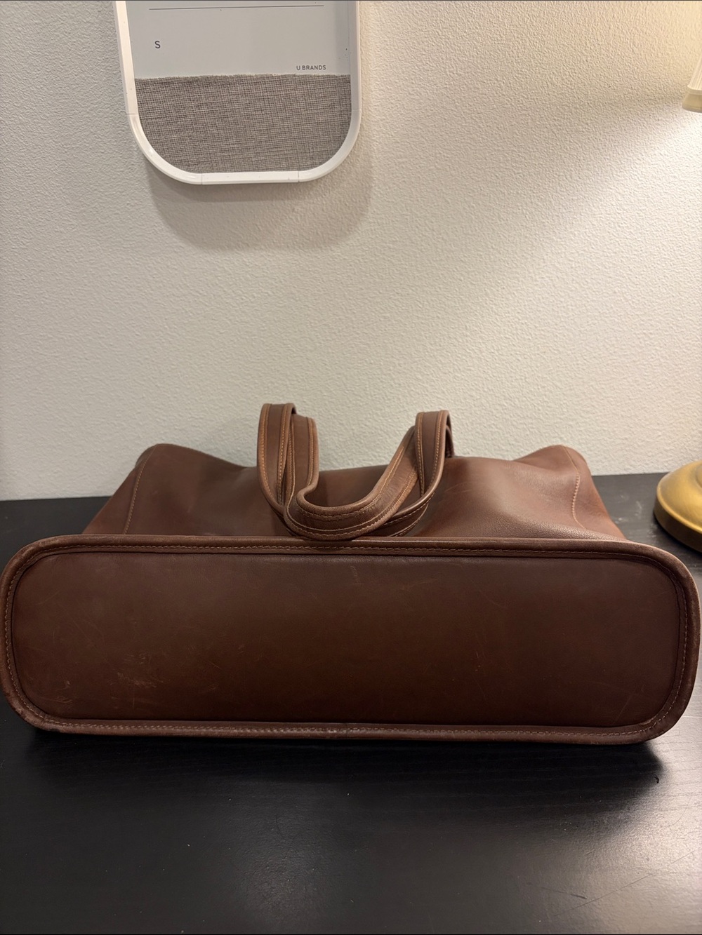 Coach Vintage Brown Leather Tote - Picture 6 of 13